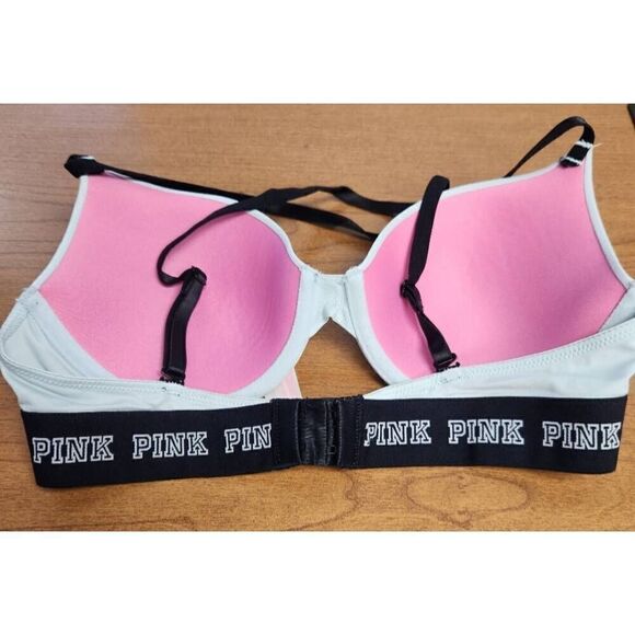 PINK SET OF 2 Ware everywhere underwire, lightly padded, 34C. 1-Black and 1-Blue - Picture 11 of 16